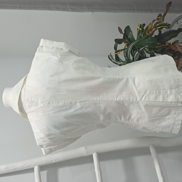 NWOT Diesel Stylish White Short Sleeve Blazer - Picture 4 of 13